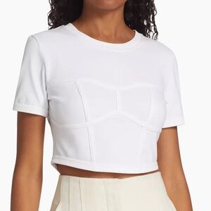 A.L.C Women’s wren cotton cropped tshirt